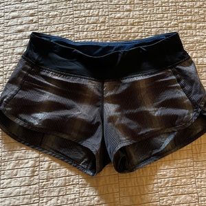 Lululemon Sparkly Speed Running Shorts 6